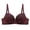 Coffee, variant on Full Coverage Underwire Bra Plus Size Breathable Comfort Red 42