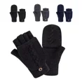 thumbnail image 1 of Guantes Tejidos Invierno Frio Dedos Descubiertos Para Hombre, 1 of 4
