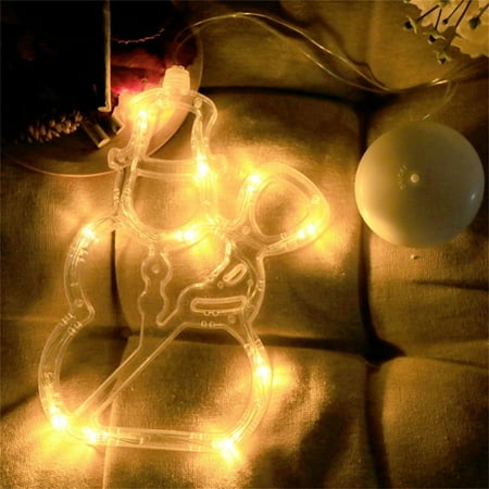 

YFVVCZC Night Lights Christmas Suction Cup Lamp Snowman
