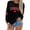 Black, variant on Zhanying Sweatshirt for Women Solid Color Pullover Christian Shirt Oversized Long Sleeve Fall Tops Sweaters 2025 Trendy Clothes