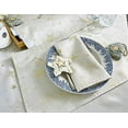 thumbnail image 2 of Fennco Styles Holiday Embroidered Metallic Star Placemats 13" W x 19" W, Set of 4 - Ivory Woven Table Mats for Home Décor, Banquet, Family Gathering, Christmas, Special Occasion, 2 of 5