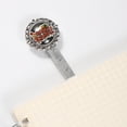 thumbnail image 3 of Thanksgiving Book Accessories: Vintage Silver Lace-Edged Bookmark – a Gift for Readers and Book Lovers, 3 of 5