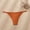 c01Orange, variant on Hduncf Ice-silk Seamless Thongs for Women No Show G-string Underwear Low Rise Stretch T Back Underpanties Orange L