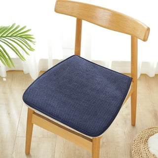 Lavish Home Memory Foam Cushion 16x16.25 Plush Chair Pad With Ties And Pvc  Dot Backing For Kitchen, Dining Room, Or Porch : Target