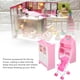 thumbnail image 4 of Juego de armario para casa de muñecas, modelo de gatito innovador y divertido, cochecito de bebé, armarios en miniatura, accesorios para casa de muñecas, color rosa, 4 of 8