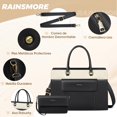 thumbnail image 3 of RAINSMORE Bolsa para Laptop Mujer 15.6 Pulgadas Tote Bag Universidad Profesional Maletin para Laptop Mujer, 3 of 8