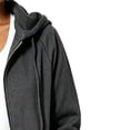 thumbnail image 5 of Nowekniz Women's Zip Up Hoodie, Long Tunic Fleece Sweatshirt Jacket, Long Sleeve Casual Fall Outerwear Coat with Pockets, 2026 Trendy Fall Outfits, 5 of 5