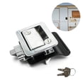 thumbnail image 1 of Caravan RV Travel Trailer Entry Door Lock Camper Door Latch Handle with Keys Secure for Camper Travel Trailer, 1 of 7