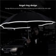 thumbnail image 4 of QualitChoice Inverted Umbrella Windproof Folding Umbrella 10 Ribs Automatic Reverse Umbrella with Reflective Stripe, 4 of 6
