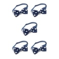 thumbnail image 2 of Collares para perros Methold Pajaritas Decoración ajustable para mascotas Cachorro azul punto blanco 5piezas, 2 of 6