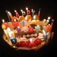 thumbnail image 3 of Coofit 6PCS Birthday Candle Colorful Flame Birthday Cake Candle Cake Topper Candle, 3 of 8