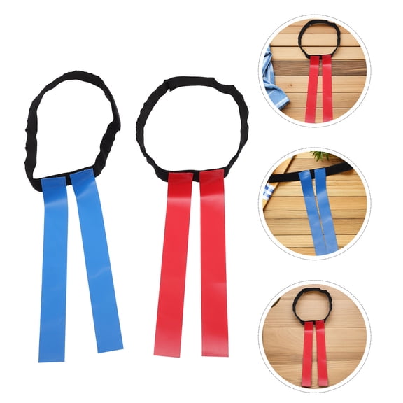OUNONA 4-Pack Adjustable Waist Belts for Youth Flag Football in Multiple Colors, and Comfortable for Active Play
