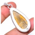 thumbnail image 2 of Bumble Bee Jasper - Indonesia 925 Silver Plated Bali Pendant 1.95" P_8031_8_33, Valentine's Day Gift, Birthday Gift, Beautiful Jewelry For Woman, 2 of 2