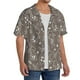 thumbnail image 2 of Fotbe Retro Bunny Camisa Estampada de Manga Corta para Hombre, Casual de Verano, Estilo Playero, Sin Arrugas-Large, 2 of 5