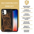 thumbnail image 7 of Case Yard Wooden Case for iPhone-11 Soft TPU Silicone cover Slim Fit Shockproof Wood Protective Phone Cover for Girls Boys Men and Women Supports Wireless Charging Grizzly Bear Design, 7 of 7