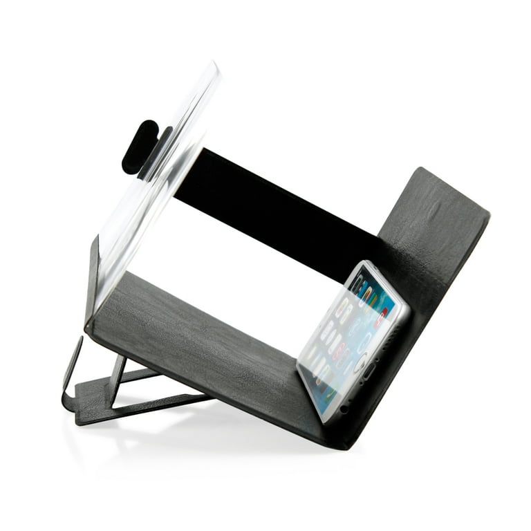 Phone Screen Magnifier, Head Mounted Bracket Stand, HD Movie Video Box  Compatible with 4.7-6.0'' Mobile Phones