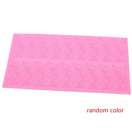 

Baking Lace Mat Cake Molds Flower Pattern Wedding DIY Fondant Sugar Craft Pad Tool Color Random