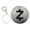 Silver, variant on Bitcoin Gold & Silver Gift Set Collectors Edition 40mm Coin Includes a Keychain