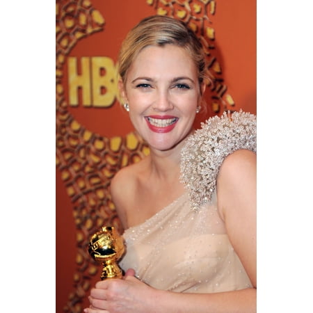 Drew Barrymore (Wearing An Atelier Versace Gown) At The After-Party For