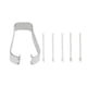 thumbnail image 1 of 5 Puntas Repuesto Táctiles Con Clip para Galaxy Tab (blanco), 1 of 8