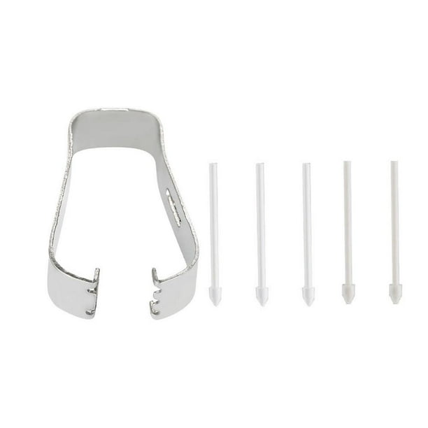 5 Puntas Repuesto Táctiles Con Clip para Galaxy Tab (blanco)