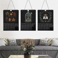thumbnail image 4 of Dark ForestLunar Calendar 2025 Illustrated Wall Pendant for Office Home ArtMoon Calendar Gift Decor, 4 of 5