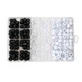 thumbnail image 1 of 240PCS Pony Beads Kit Decorative Plastic Hair Beads DIY Bracelet Crafts with Box, 1 of 10