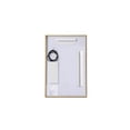 thumbnail image 5 of Elegant Decor Pier 20x30 inch LED mirror with adjustable color temperature 3000K/4200K/6400K in brass, 5 of 13