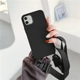 thumbnail image 2 of Compatible with iPhone 13 Pro Max Case Silicone Crossbody Adjustable Strap Neck Lanyard Shockproof Protective Cover for iPhone 13 Pro Max - Black, 2 of 7