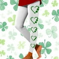 thumbnail image 1 of MKLEKYY Ropa deportiva para mujer Leggings deportivos estampados del Día de San Patricio para mujer Pantalones de yoga 4, 1 of 4