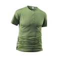 thumbnail image 6 of APEXFWDT Men's Muscle Fit Workout Shirts Short Sleeve Basic Athletic T-Shirts,L,Army Green, 6 of 8