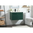 thumbnail image 2 of 30 inch single bathroom vanity in green, 2 of 8
