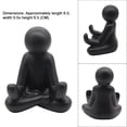 thumbnail image 4 of Phone Stand Resin Meditation Figurines Mobile Daily Use Travel Non-deformable Phone Holder for Desk Decor, 4 of 9