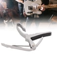thumbnail image 4 of Electric Guitar Capo, Pretty Design Instrument Accessory Bass Capo Alloy  For Playing Silver, 4 of 8