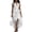 White, variant on Staron Women's Dress Casual Party V-Neck Sleeveless Ruffle Hem A-Line Cocktail Evening Elegant Solid Color, Wine S