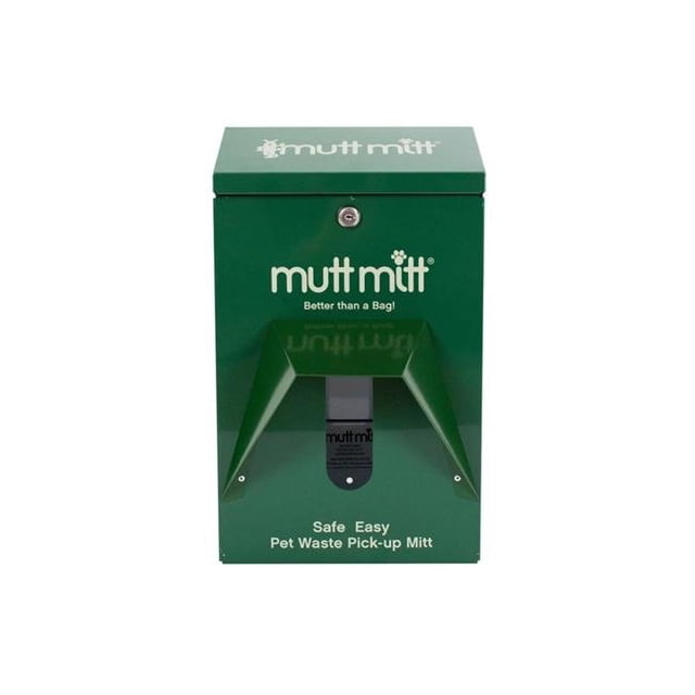 Mutt Mitt 2401 5 x 10 x 7 in. Dog Bag Dispenser - Built to Last, Green