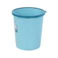 thumbnail image 3 of Kitchen Trash Can, Step-On Garbage Can with Lid, Tall Kitchen & Bathroom Trash Can, Small Office Waste Bin, Blue - Xuniizn, 3 of 7