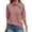 Light pink, variant on Women Casual Long Sleeve Pullover Top Asymmetric Zipper Turtleneck Loose Fit Solid Color Soft Warm Daily Wear Fashion Ladies Sweatshirt Blue 2XL