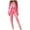 Pink, variant on XFLWAM Women's Double Breasted 2 Piece Office Business Blazer Pant Suit Set for Work Red S