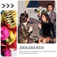 thumbnail image 3 of unbranded 2Ud Decorative Hair Hoops Para Fiestas Navideñas Con Chic Y Materiales Seguros, 3 of 6