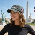 thumbnail image 2 of mgoYE 250th Anniversary USA Hat for Women 250th Anniversary USA Hat, Patriotic Baseball Cap Embroidered 1776-2026 & Freedom, Adjustable Retro Eagle Flag Cap for All(AG,One Size), 2 of 7