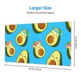 thumbnail image 3 of Bingfone Flowers Avocado Large Gaming Mouse Pad,Extended Desk Mousepad With Stitched Edges,Non-Slip Base,Water Resist Keyboard Pad For Gamer, Office & Home, 29.5 X 16 In, 3 of 9