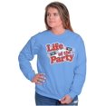 thumbnail image 4 of Life of the Party Funny Tootsie Roll Sweatshirt for Men or Women Brisco Brands M, 4 of 6