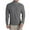 Grey, variant on Men T Shirts Men's High Neck Pleated Textured T-Shirt Loose Long Sleeve Stretchable Training Top Solid Color Innerwear Base Layer Cotton T Shirts Size:M