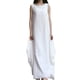 thumbnail image 5 of Mujeres Maxi vestido de túnica sin mangas más bolsillos de tamaño O cuello suelto mori swing vest MABOTO Vestido, 5 of 7