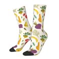 thumbnail image 1 of Fotbe Vegetable Calcetas Largas con Estampado para Hombre y Mujer – Calcetas de Compresión Transpirables y Elásticas, Viajar y Uso Diario Talla 5-11, 1 of 6