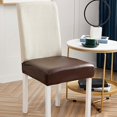 thumbnail image 3 of Funda para asiento de comedor Yotijar de cuero PU para sillas, 3 of 7