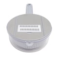 thumbnail image 4 of Fruit Vegetable Grater, High Temperature Resistant Keep Freshing Potato Slicing Machine Versatile With Drain Basket For Restaurant Grey,Green, 4 of 8