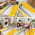 thumbnail image 6 of Brush Graffiti Area&nbsp;Rug 3x5ft Gray Yellow Abstract Non-Slip&nbsp;Washable Square&nbsp;Rugs Soft Felt Indoor Floor Mat for Bedroom Kitchen Living Room Bathroom, 6 of 9