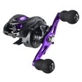 thumbnail image 1 of Carrete de lanzamiento de cebo de alta velocidad para pesca de agua dulce y salada, evita que se enrede la línea y permite tiros largos - 6.3:1/7.2:1 Gear Ratio-AC2000 purple-Right Hand Computadora Computadora Computadora portátil, 1 of 5